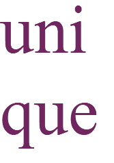 unique